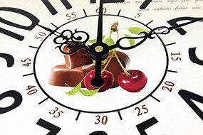 Fashion absolutely silent quartz vintage wall clock kitchen home hours decoration modern design watch wall N4