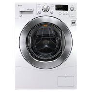 LG WM1388HW 2.3 Cu. Ft. White Stackable Front Load Washer - Energy Star