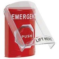 Safety Technology Inc. RED STPR SHIELD W EMERGNCY LBL - A3W_SF-SS2025E