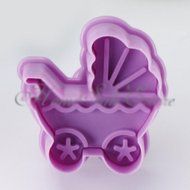 Daxin 4pcs Baby Funny DIY Toys Cookie Cake Cutter Fondant Plunger Decorating Mold N3