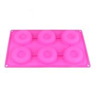 Delidge Premium Baking Pan for Donuts Silicone Bakery Mold Heat Resistance to Bake Circle Shaped Mini Cake Maker...