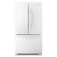 Whirlpool 25.2 cu. ft. French Door Refrigerator in White ENERGY STAR qualified