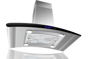 AKDY New 36" European Style Island Mount Stainless Steel Range Hood Vent Touch Control AZ-GL9013-36 N4