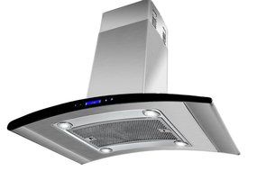 AKDY New 36" European Style Island Mount Stainless Steel Range Hood Vent Touch Control AZ-GL9013-36 N5