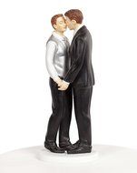 Romance Gay Wedding Cake Topper N2