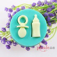 Sher Baby Bottle Nipples Fondant Cake Chocolate Silicone Molds,Decoration Tools Bakeware N6