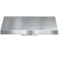 Perfetto Kitchen and Bath 30" Under Cabinet Stainless Steel Push Button Control Kitchen Cooking Fan Range Hood N7
