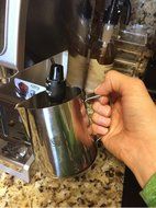 Latte's Art Stainless Steel 12 Ounce Frothing Pitcher! Couple with Your Espresso Machine or Frother. Bonus Drawstring... N7