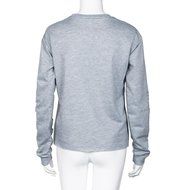 Women&#039;s Blouse,Laimeng Cotton Letters Printed Round Neck Hedging Blouse (XS, White) N10