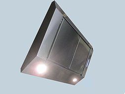 Range Hood Wall Mounted Stainless Steel 36" KA-129 NT AIR. Made in Italy