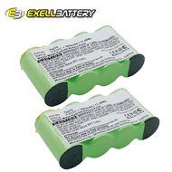 2x Ni-MH 4.8V Battery Replaces AEG Type 75 Fits AG64X Liliput Vacuum Cleaners