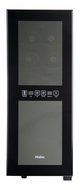 Haier HVTM12DABB 12-Bottle Dual Zone Mirrored Glass Door Wine Cellar N3