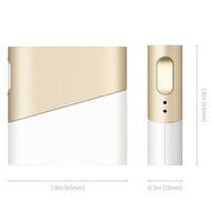 Bluetooth Music Receiver Audio Adapter Dongle DO-inc SLASH-R3 Gold 3.5mm High Performance External DAC Mixer Wireless...