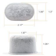 Possiave Charcoal Water Filters, Replaces Keurig 05073 - 12 Pieces a Pack，Works for K40, K45, K60, K65, K70, K75... N3
