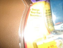 2002 Hasbro Tiger Electronics, Inc. HITCLIPS PERSONALIZED Boombox Player N4