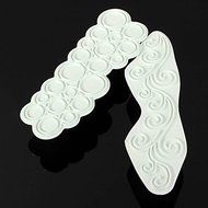 Sher 2pcs Fondant Sugarcraft Decorating Cookies Mold Cake Cutter Lace Flower Tool