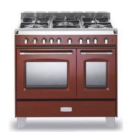 2.4 ct. Ft. Dual Fuel Convection Range Finish: Gloss Red