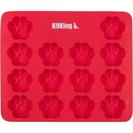 K9King Dog Treat Cake Pans, Silicone Paw Mold, 12" L x 10" W