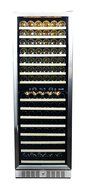 NewAir AWR-1600DB Premier Gold Series 160 Bottle Built-In WIne Cooler, StaInless Steel/Black N8