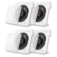Acoustic Audio LC265i In-Wall/Ceiling Speaker 2 Pair Pack 1000W Theater Surround Sound New LC265i-2Pr