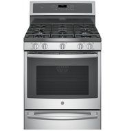 GE Profile Series 30" Free-standing Gas Convection Range With WARMI... N2