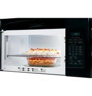 GE JVM6172DFBB 1.7 Cu. Ft. Black Over-the-Range Microwave N5