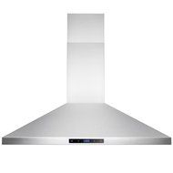 AKDY 36" Island Mount Stainless Steel Kitchen Vent Ducted Range Hood LED Display Touch Control N5