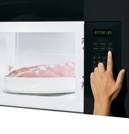 GE JVM6172DFBB 1.7 Cu. Ft. Black Over-the-Range Microwave N6