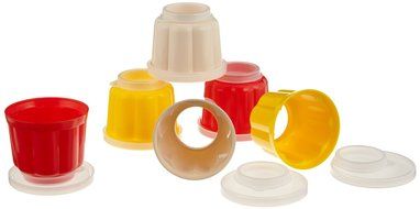 Dr. Oetker 1646 Pudding Mold, 6 Piece Set, Classic N2