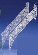 CakeSupplyShop Elegant Crystal Clear Tiered Wedding Cake Step Decoration Stair