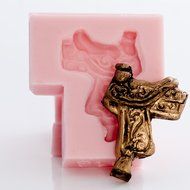 Miniature Western Saddle Silicone Mold Fondant, Mint, Resin, Clay, Flexible and Easy to Use. Perfect Size for... N2