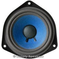 4-1/2" Bose 901, Bose 802 Style Replacement Speaker Full Range, Paper Cone, Foam Edge, 1 Ohm, F-901