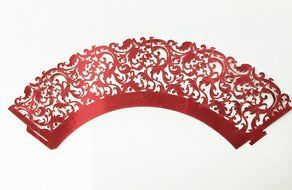 HUAL Cupcake Wrappers 50 Filigree Artistic Bake Cake Paper Cups Lace Laser Cut Liner Baking Cup Muffin Case Trays... N11