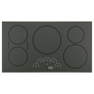 GE Cafe CHP9536SJSS 36" Built-in Induction Cooktop with Five Elements Glide Touch Controls Stainless Steel Clad...