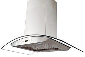 XtremeAir PX01-I30 Island Mount Range Hood with 900 CFM Baffle Filters/Grease Drain Tunnel, 30" N4