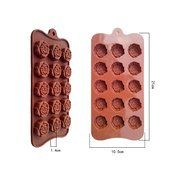 Always Your Chef Full Blooming Rose Shaped Silicone Candy/Chocolate Making Molds DIY Molds, MINI Molds for Making... N2