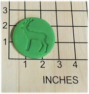 Deer Silhouette Fondant Cookie Cutter and Stamp #1324 N2