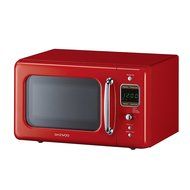 Daewoo Retro Microwave Oven 0.7 Cu Ft, Pure Red 700W