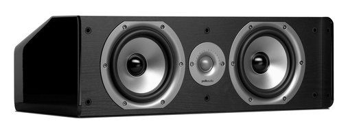 Polk Audio CS20 Center Channel Speaker - Black (Certified Refurbished) N2