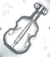 Violin Chocolate Candy Mold 1214