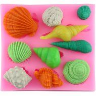 Mujiang Sea Silicone Candy Clay Gumpaste Sugar Fondant Molds