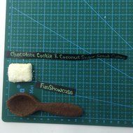 Funshowcase 7 cavities Spoon and Cube Sugar Chocolate Cookie Silicone Mold N2