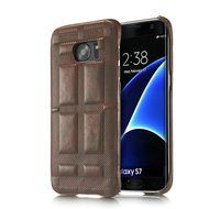 SAMSUNG GALAXY S7EDGE CASE ,Aroko Phone Case, Handmade Pu Leather Hard S7edge Only! Phone Case, Fashion Genuine... N12