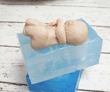 Soft Silicone Mold Baby Rudi Handmade Supply N2