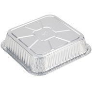 Durable Packaging 1100-30 Disposable Aluminum Square Cake Pan, 8&quot; x 8&quot; x 1-3/4&quot; (Pack of 500)
