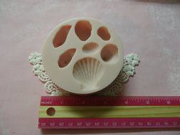 Complete Sea Shells, Silicone Mold By Oh! Sweet Art FDA Approved for Food N3