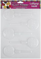 Sweet Shoppe Candy Molds-Happy Birthday Lollipop 5 Cavity