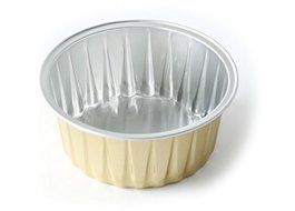KEISEN 3 2/5&quot; mini Disposable Aluminum Foil Cups 120ml for Muffin Cupcake Baking Bake Utility Ramekin Cup 100/PK