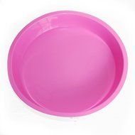 X-Haibei 8.5 Inch Round Cake Pan Bread Chocolate Pizza Baking Tray Mold Silicone