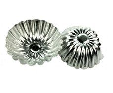 Dealglad 20pcs Aluminum Chrysanthemum Egg Tart Cupcake Cake Cookie Mold Lined Pudding Mould Tin Baking Tool N2